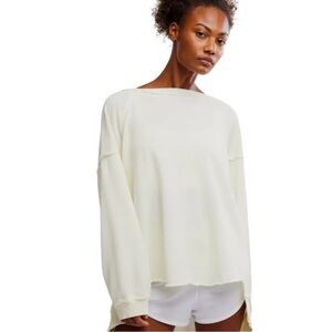 NWT Free People One To Beat in Ivory Size XL